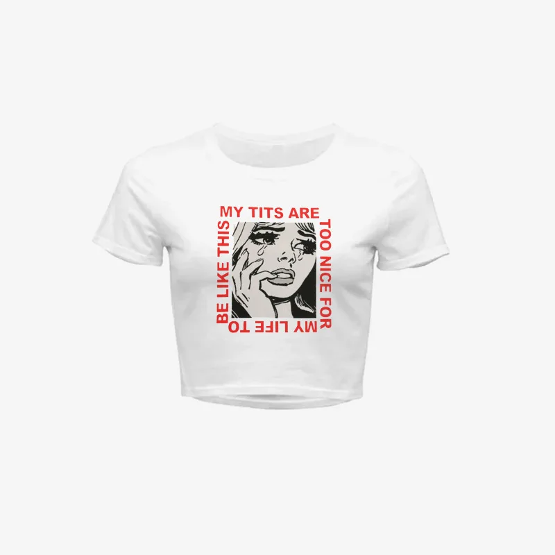 Европа и США лето 2019 новая футболка с буквенным принтом круглым вырезом короткая