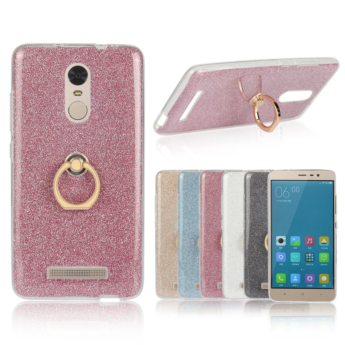 Мягкий чехол-кольцо для Xiaomi 3 4S 5 4C Note Redmi 2 NOTE 4 5A 360 Вращающийся держатель пальца