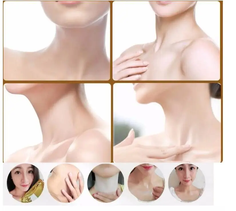 5 шт. коллагеновая Белковая маска для шеи лифтинг против морщин увлажняющая