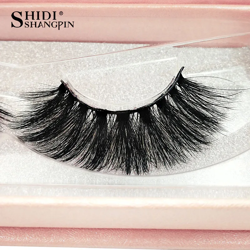 SHIDISHANGPIN 1 pair 3d mink eyelashes natural long eyelash volume soft false extension gift lash | Красота и здоровье