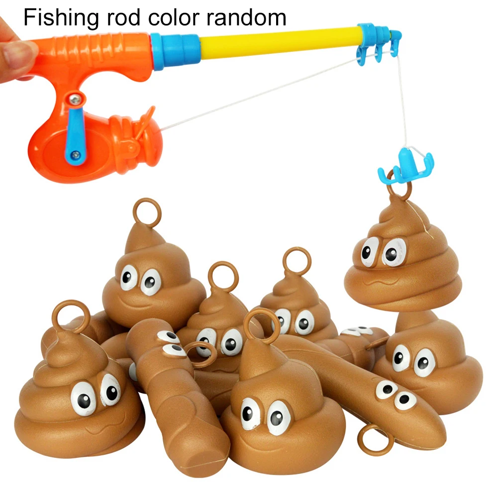 Водная игра игрушечный набор инструментов Floaters Poo Ванна Рыбалка дети взрослые