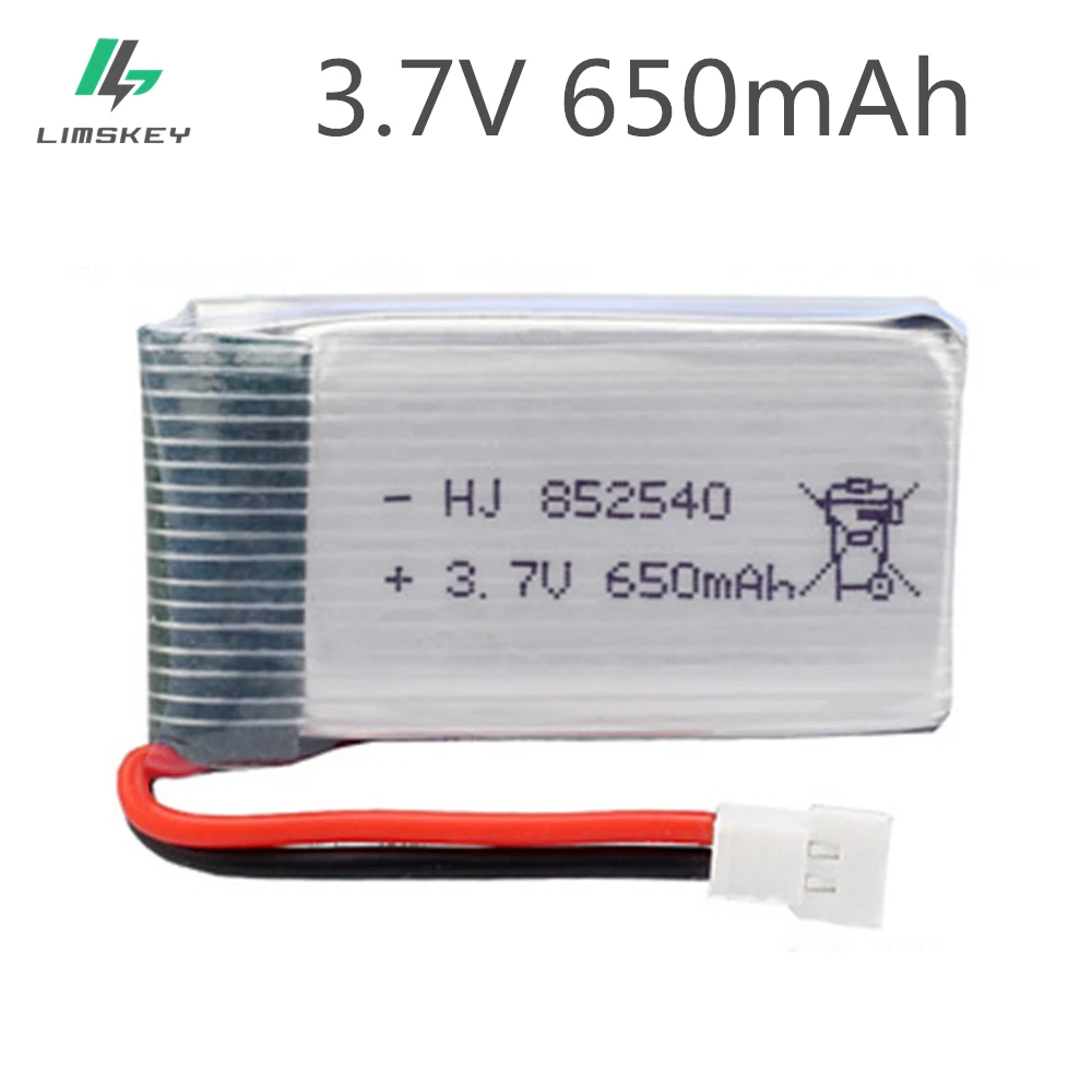 4 шт 3 7 V 650 мА/ч Дрон с перезаряжаемым аккумулятором Li-po Батарея 802540 + USB Зарядное
