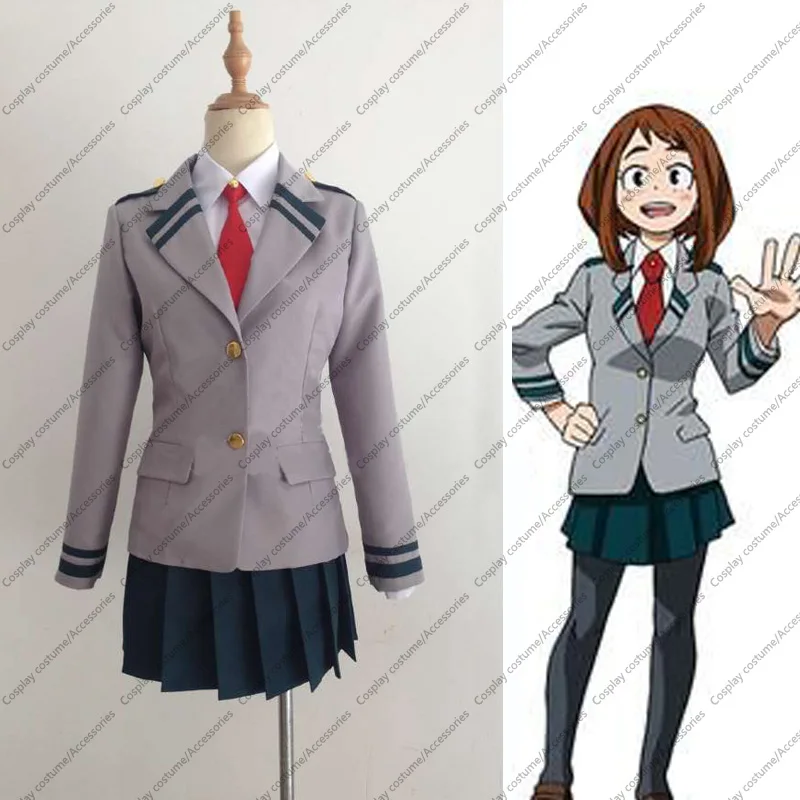 

My Hero Academia Cosplay Clothing Boku no Hero Academia OCHACO URARAKA Cosplay Costume Custom Made