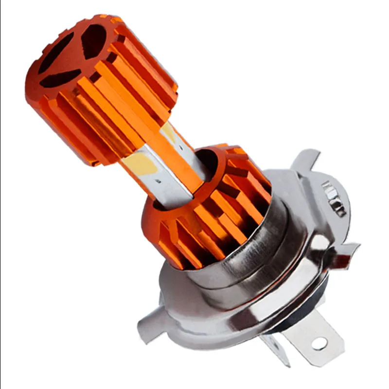 H4 светодиодный передняя фара мотоцикла 9V~ 80V 2000LM Супер яркий 3X COB светодиодный светильник Hi/Lo Скутер ATV огни для Suzuki YAMAHA KTM