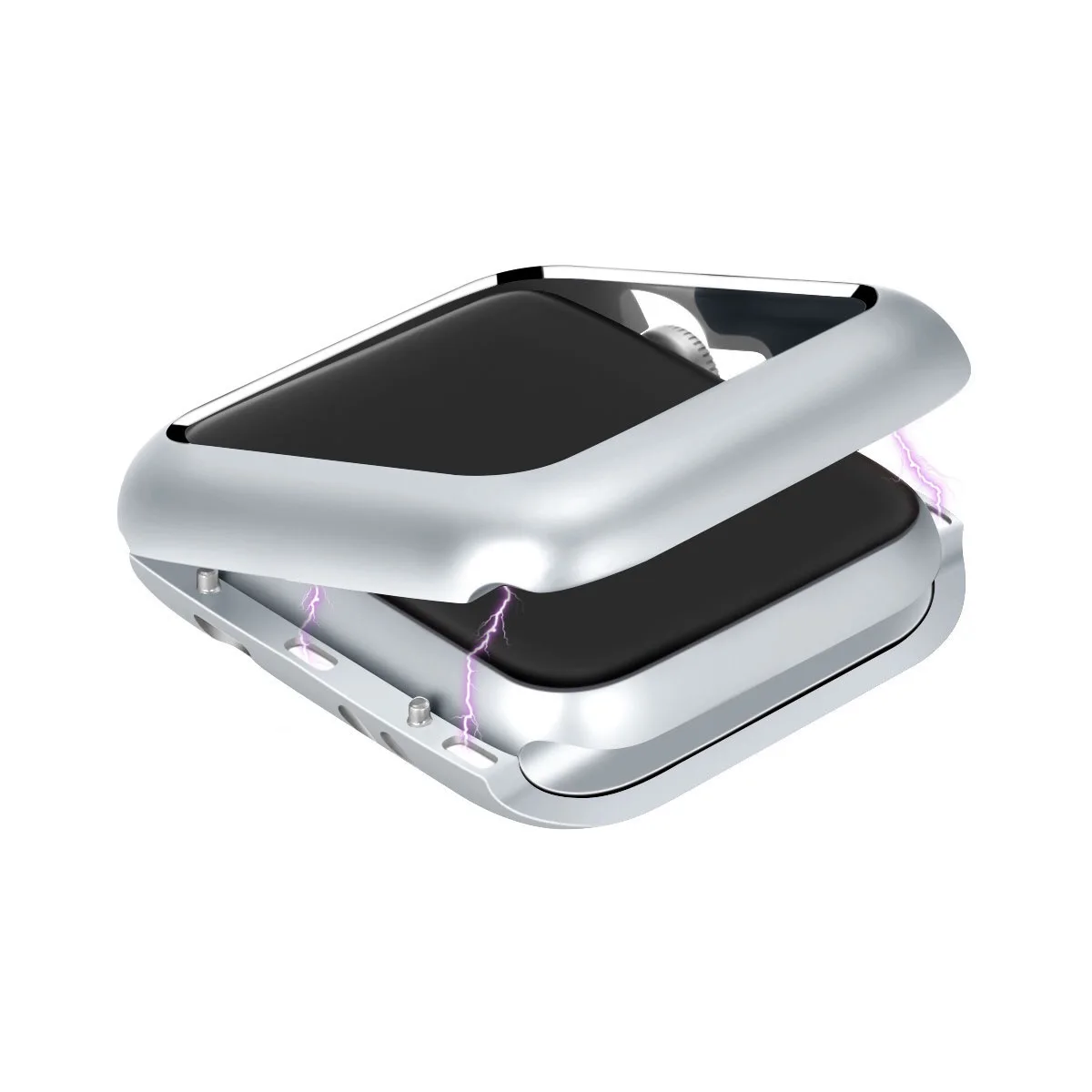 Чехол CYATO Magentic для Apple Watch 3 38 40 42 44 мм роскошный чехол Лидер продаж металлический