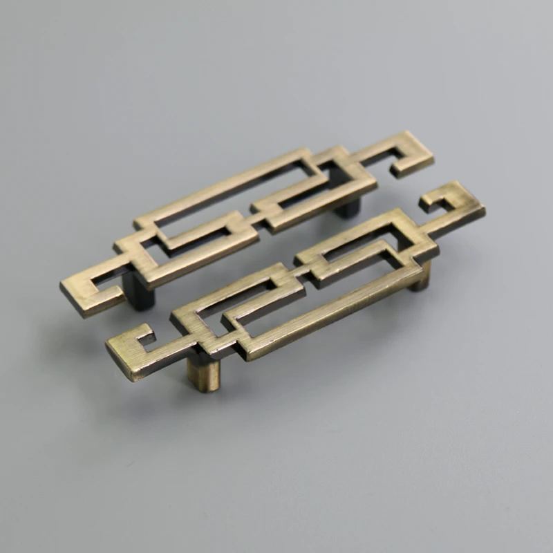 6pcs antique bronze drawer pull handle kitchen cabinet handle dresser cupboard furniture decoration hardware knobs pulls handles free global shipping