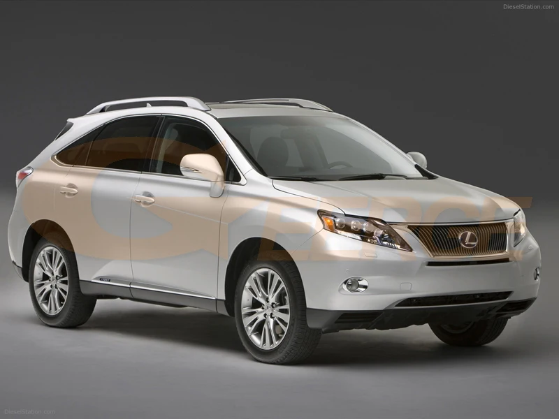 Для Lexus RX450h 2009 2010 2011 2012 отличные Ангельские глазки ультра-яркая подсветка с холодным катодом(CCFL) Ангельские глазки комплект Halo Кольцо