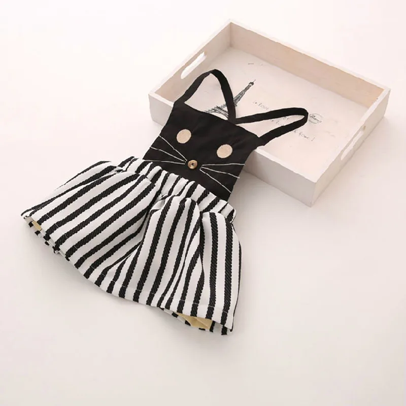 Free shipping Hot sale clothes child clothing Casual baby girl cat Summer autumn dress dresses Korean | Детская одежда и обувь