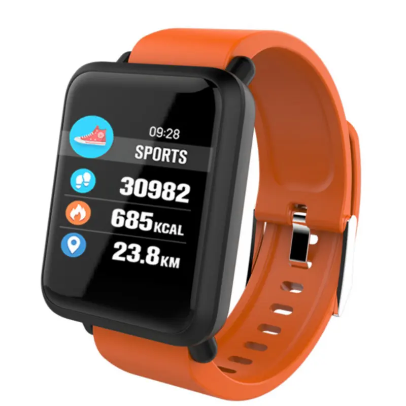 Мужские Водонепроницаемые Смарт часы с Bluetooth пульсометром и