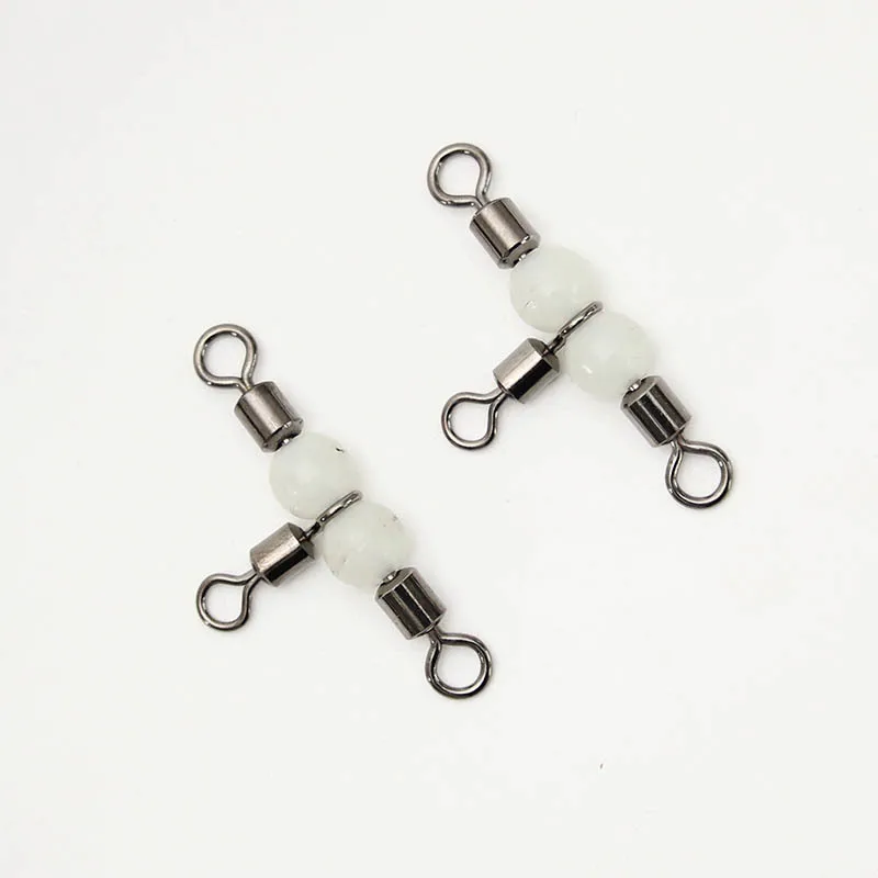 10 шт./партия рыболовный поворотный подшипник с жемчугом