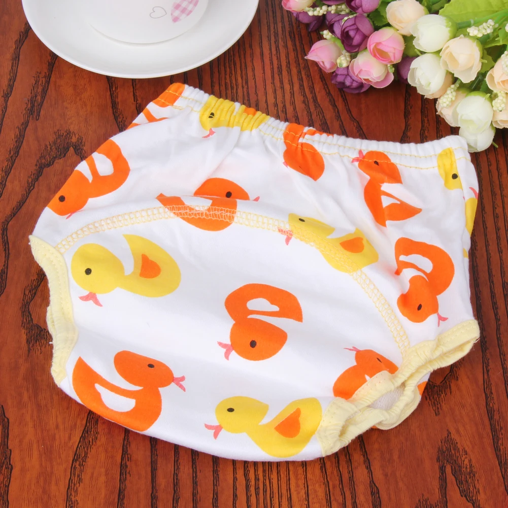 1 шт. детские дышащие подгузники мягкие хлопковые многоразовые с цветочным