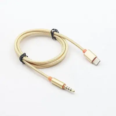 Адаптер для аудиокабеля с разъемом USB Type-C на 3 5 мм 20 шт./лот Aux кабель