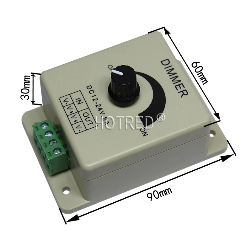 Горячая распродажа! Светодиодный светильник с ИК датчиком 12 В 8 А 96 Вт|control switch
