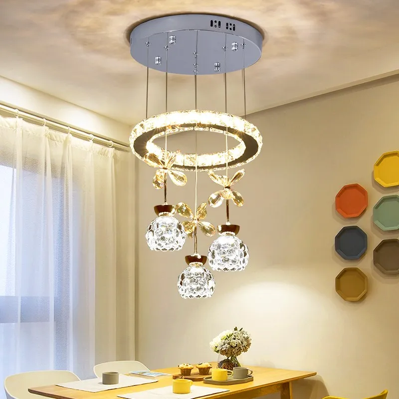 люстры для кухни люстра led chandeliers ceiling Современные светодио дный кольцо свет Cristal