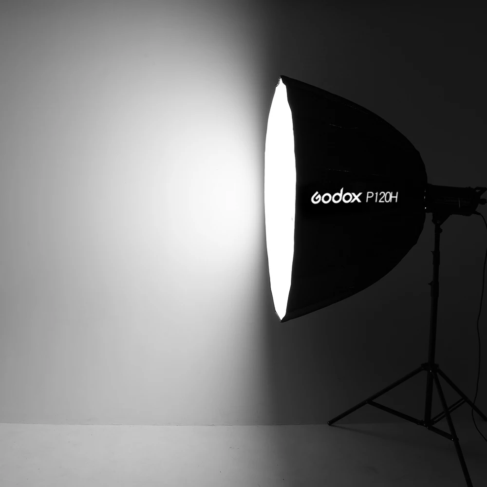 Портативный параболический софтбокс Godox P120H 120 см металлический материал