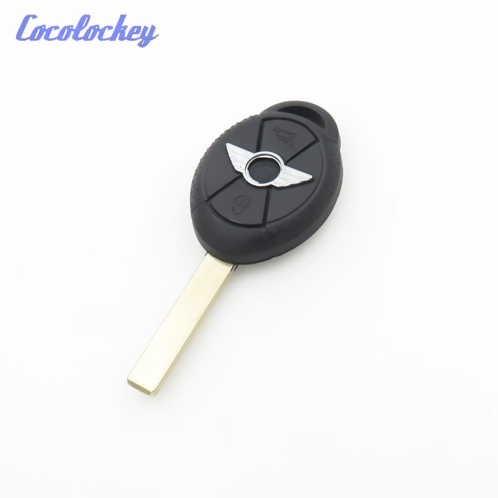 Cocolockey 2 кнопки Замена дистанционного ключа оболочка чехол Fob Подходит для BMW Mini S R50