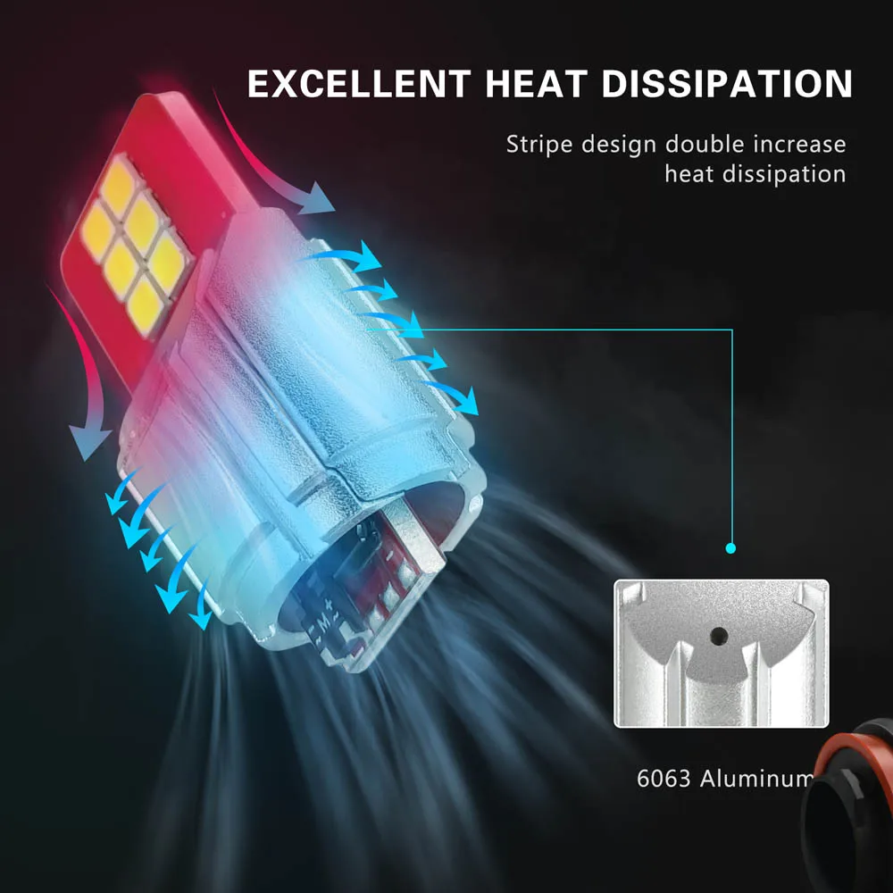 2 шт. OXILAM 1200LM H8 светодиодный лампы H11 H10 H16EU 9005 HB3 9006 HB4 светодиодный Противотуманные фары 2835 SMD Автомобильные фары DRL Противотуманные лампы 6000K белый