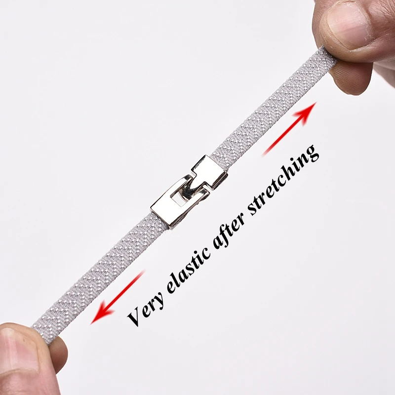 1 Second Quick No Tie Shoelaces Elastic Cross buckle ShoeLaces Kids Adult Unisex Sneakers Shoelace Lazy Laces Strings