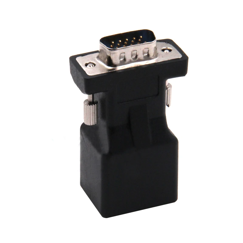 Высококачественный RJ45 VGA мужской удлинитель для LAN CAT5 CAT6 20 м новейший кабель