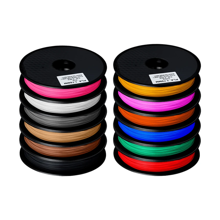 New 3D printer 1.75 mm 0.5KG PLA 3D printer Filament 3D Printing Materials Hot sale Best prise High quality in china 12 colour