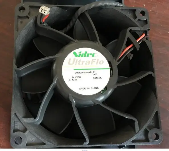 Nidec V92E24BS1A7 51 9 см 24V0.42A 9238 подлинный оригинальный 2 провод конвертер охлаждающий