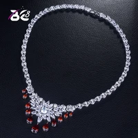 be 8 new arrival aaa cubic zircon water drop long chain necklace for women jewelry statement necklace wedding accessories n076
