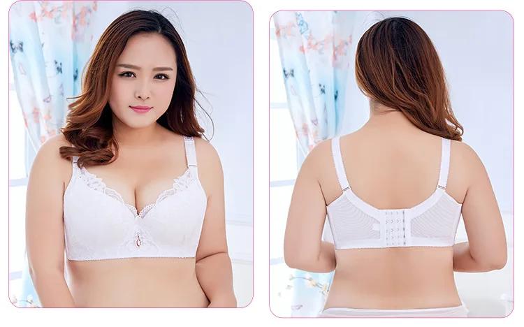 Push Up Bra для женщин; Большие размеры бюстгальтер сексуальный Кружево Bralette bh белье Нижнее Бельё для девочек большой Размеры 44 46 48 50 sostenes Mujer grande Бюстгалтер лифчик белье женское женское белье бюс