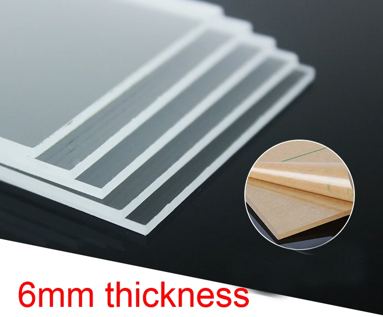 Акриловый лист прозрачная акриловая панель толщиной 6 мм ПММА пластина PMMC