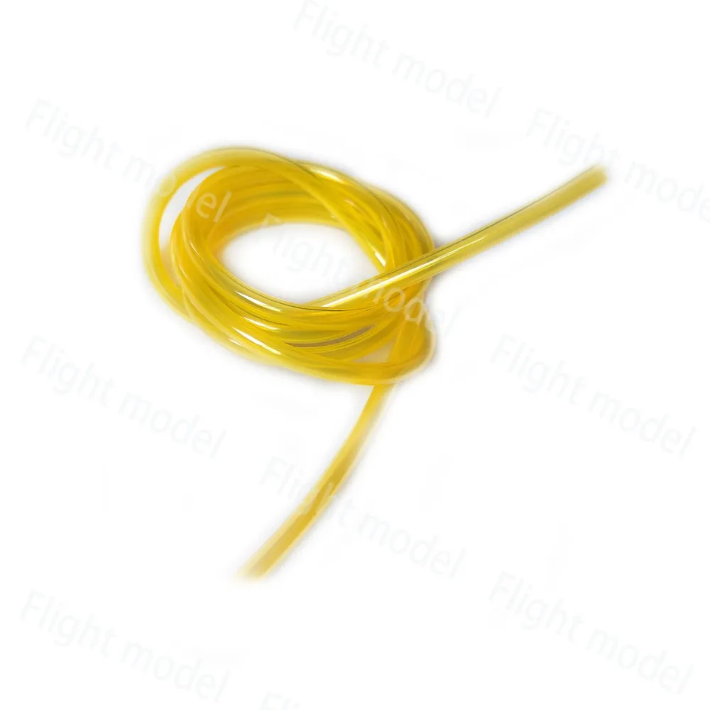 Шланг топливной лески 3 фута (1 метр) для газового двигателя D4mm * D2.5mm D5mm D3.5mm желтый
