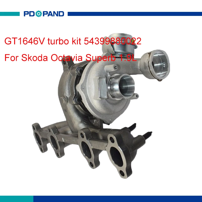 Турбокомпрессор GT1646V для Skoda Octavia Superb 1.9L 038253016R 038253056G 038253010P 038253010D|part| |