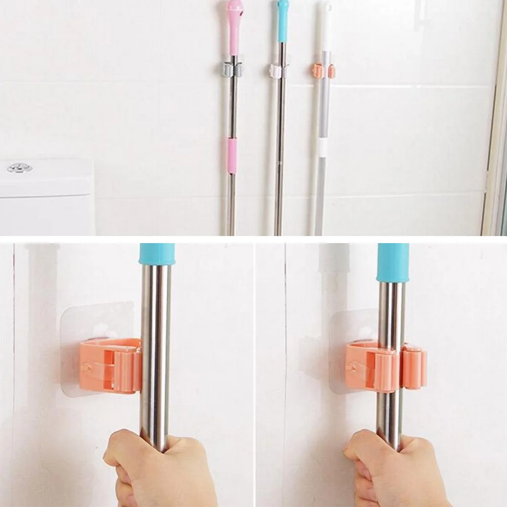 Самоклеящийся крючок для ванной комнаты зажим ногтей органайзер швабры прочные