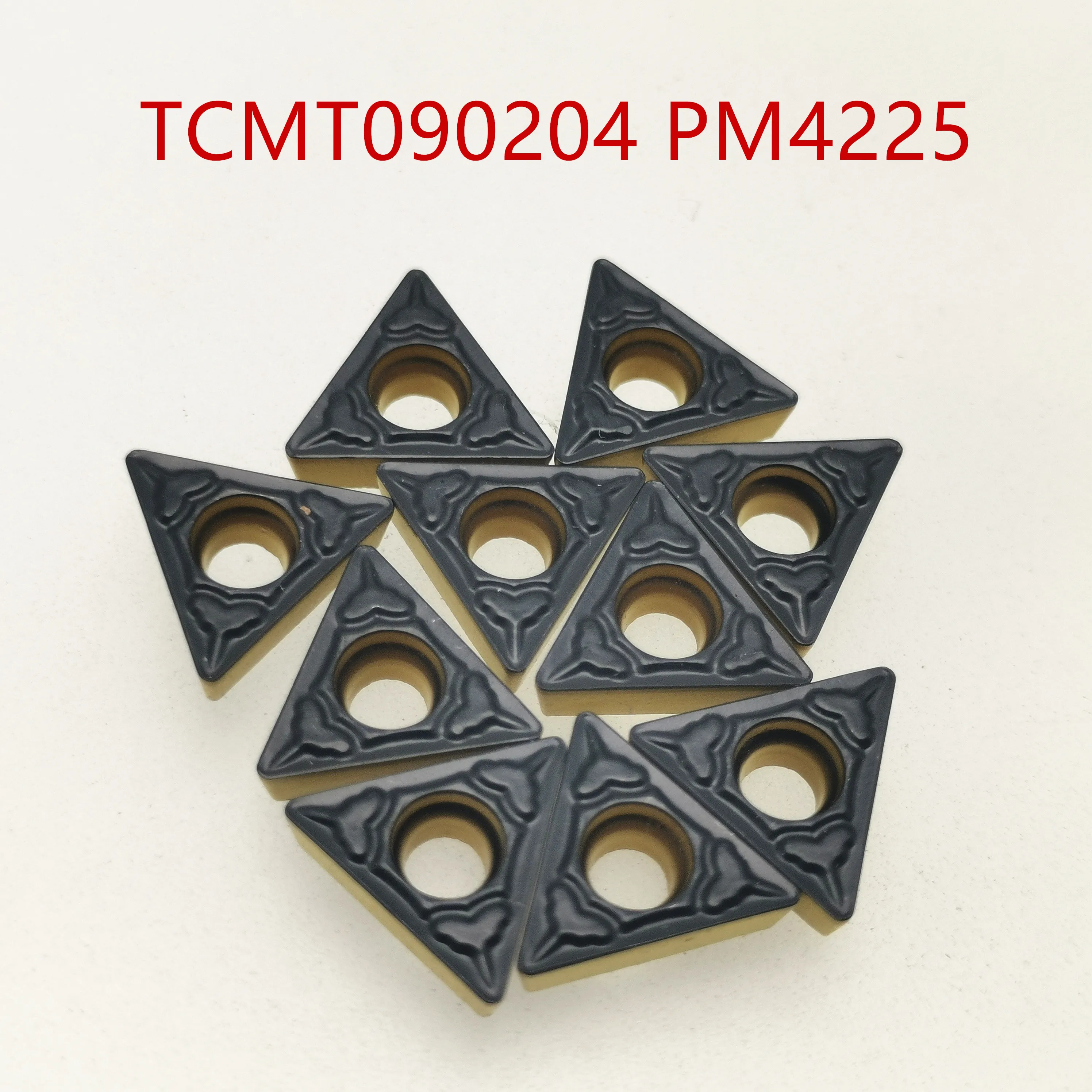 10 шт. TCMT090204 pm 4225 TCMT090204 pm4225 поворотные твердосплавные вставки инструмент токарный станок резак фреза ЧПУ Режущий инструмент TCMT 090204