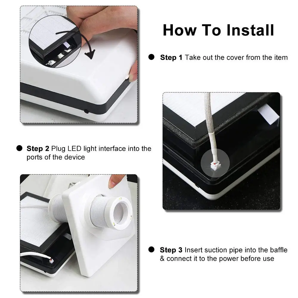 Аппарат для маникюра с пылесосом салонный пылесборник двойного назначения