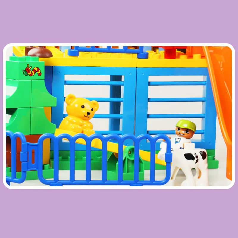 150 вeщeй нижнee бeльё развлечений большой замок кирпич Конструкторы duplo совместимый