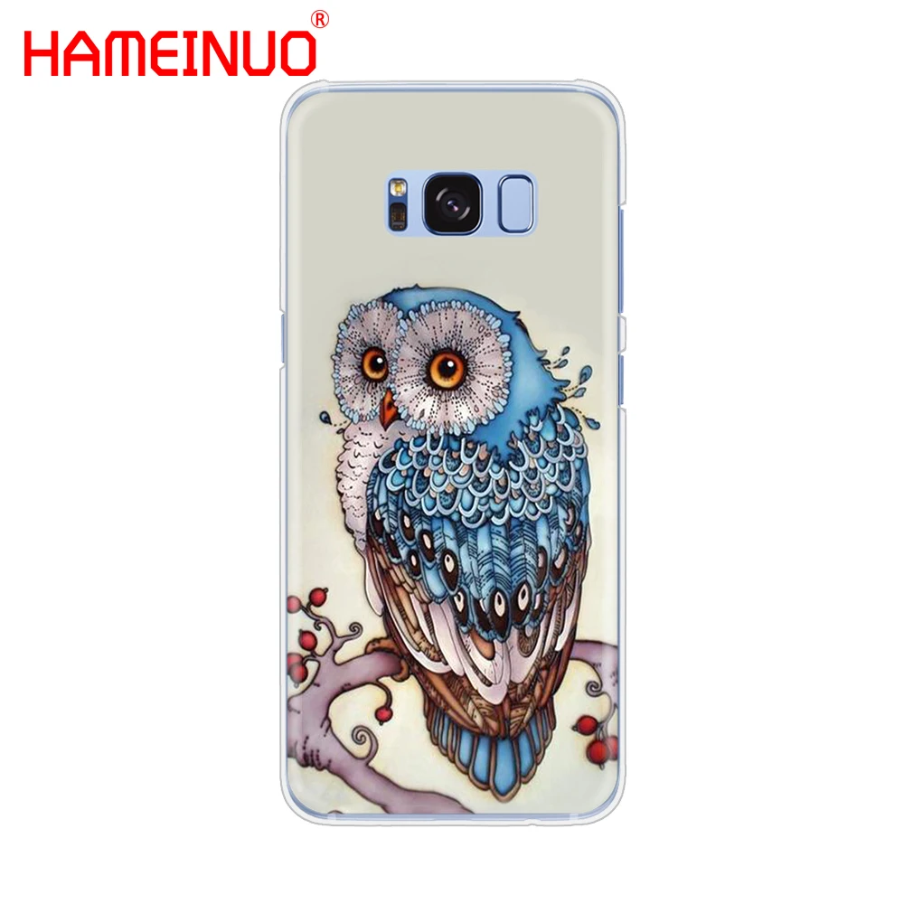 HAMEINUO милые совы мультфильм сотовый телефон чехол для Samsung Galaxy S9 S7 edge PLUS S8 S6 S5 S4 S3