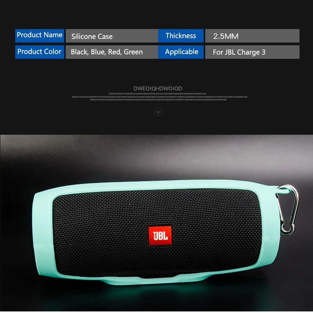 Мягкий силиконовый чехол для JBL Charge 3 Bluetooth динамик противоударный защитный рукав для JBL Charge 3 Charge3 корпуса Динамиков