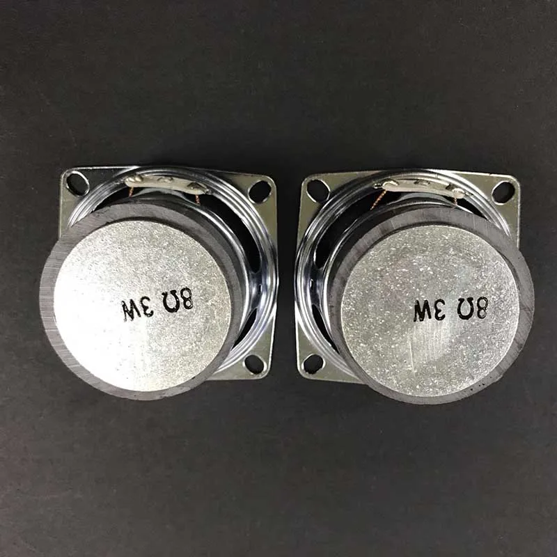 

2pcs 8 ohm Full Range Speaker 2 inch DIY Portable Bluetooth Speakers 3W mini Loudspeaker Parts Square 50mm Stereo Speaker