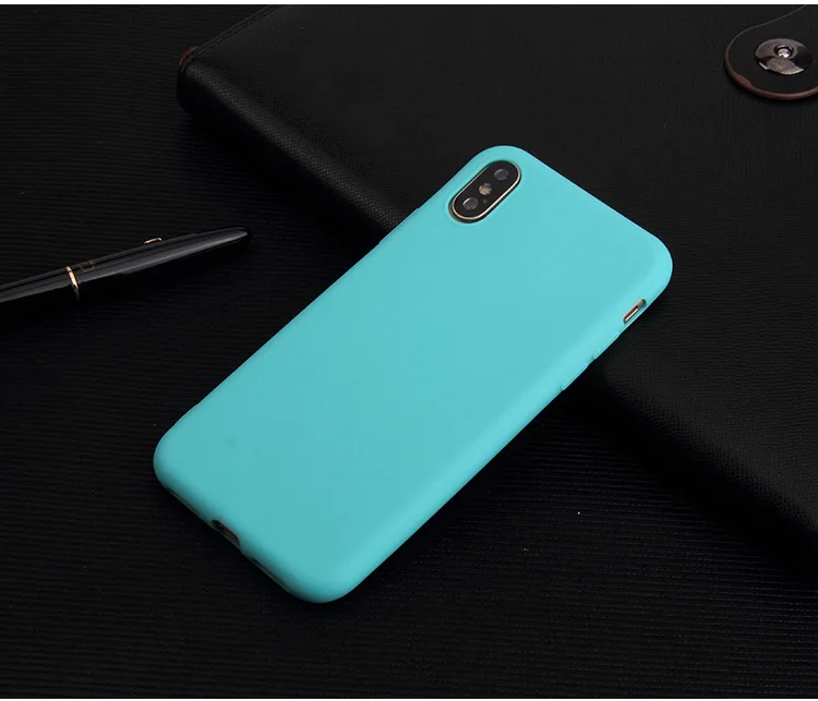 100 шт DHL Топ Мода яркие цвета, мягкий TPU чехол для телефона Iphone 6 7 7 plus 6s 6plus 8 8 plus X XR XS MAX