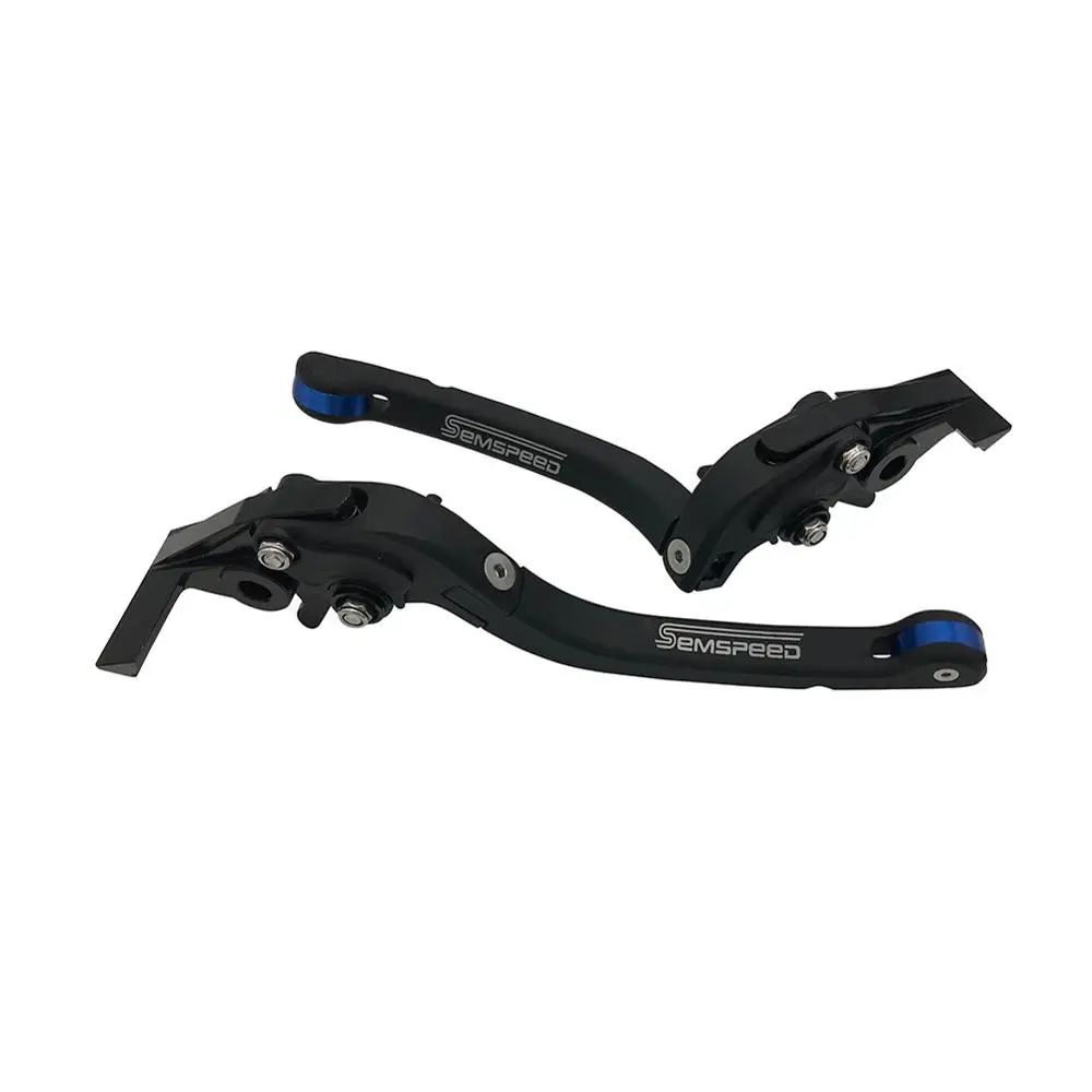 Blue Levers Для Aprilia SHIVER 900- регулируемые мотоциклетные складные тормозные рычаги сцепления Набор ручек для DORSODURO 750 2008 - Цвет: Blue Levers