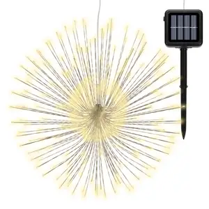 Гирлянда на солнечной батарее, 150 светодиодный одов, для сада, Декоративный букет, Рождественская, праздничная, уличная, Солнечная