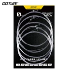 5 шт., прозрачная нейлоновая рыболовная леска с петлей, 9 футов2,74 м