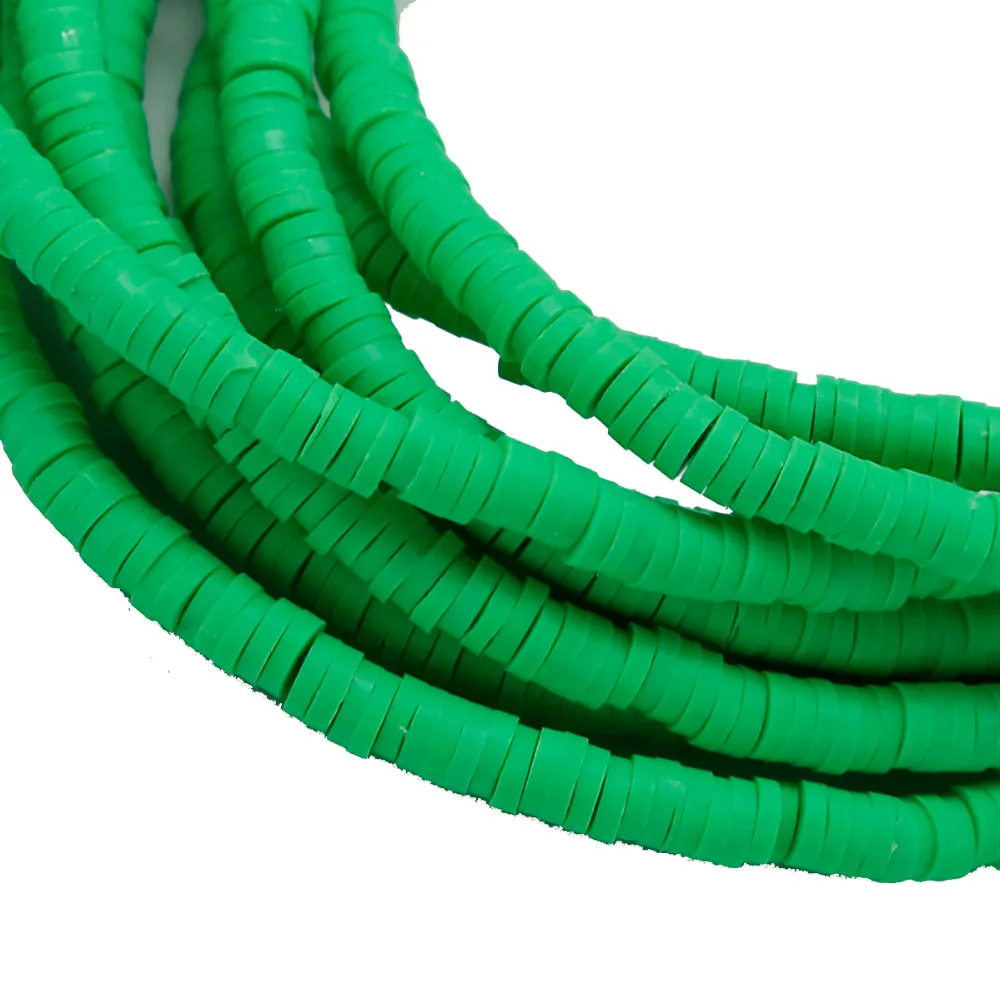 Бусины из полимерной глины плоские круглые с отверстием для изготовления