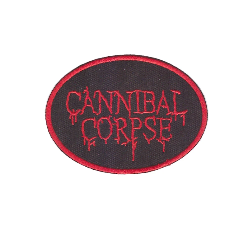 

aonepatch Clothes patch Cannibal Corpse bloody logo Embroidered iron on patch