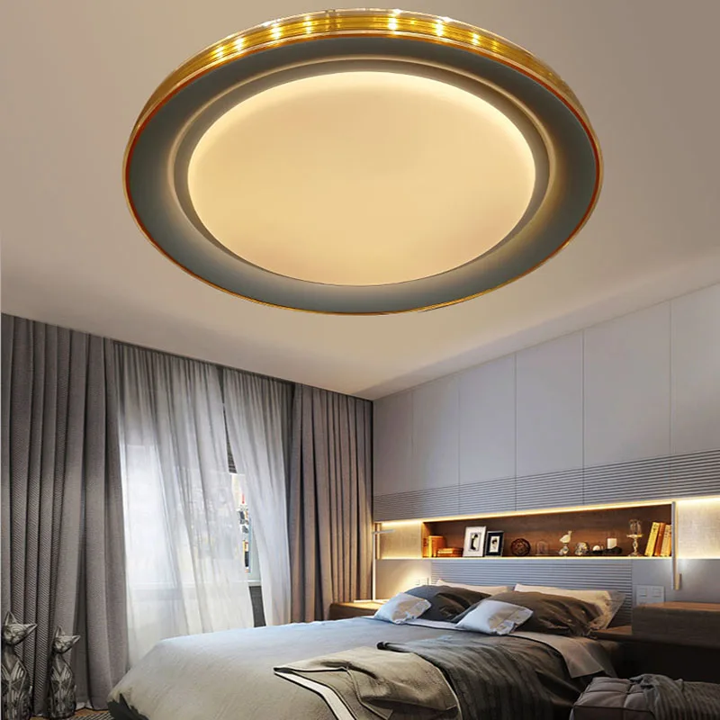 Ультратонкий Светодиодный потолочный светильник современная лампа с
