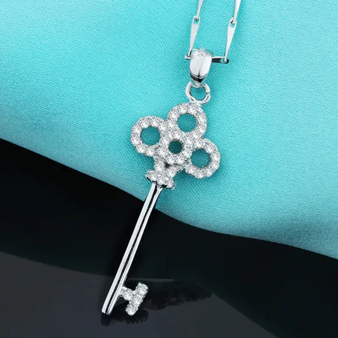 LOzrunVE 2018 S925 Silver European and American popular key creative personality Sterling Pendant | Украшения и аксессуары