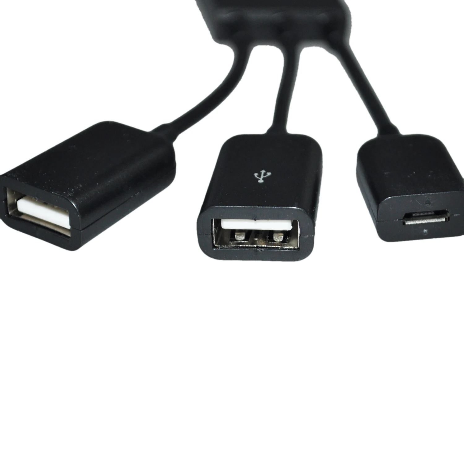USB 2 0 концентратор сплиттер 3 порта способ микро черный 19 см Новый|usb 2.0 hub|hub splitterusb |