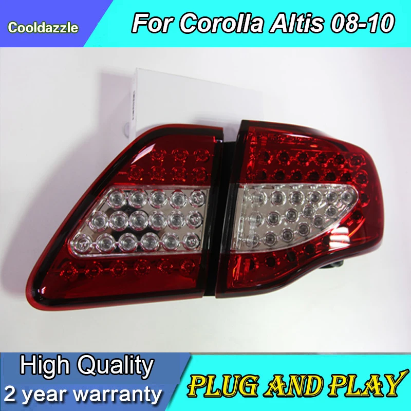 Задние фонари для Toyota Corolla Altis 2008 2009 2010 года задние фонари|Фара авто в сборе| |