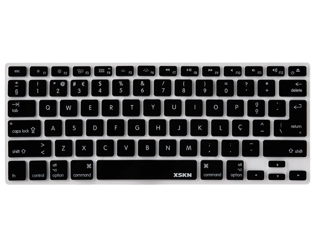 Чехол XSKN с португальской клавиатурой для Macbook Air 13 Pro Retina 15 Ультратонкий