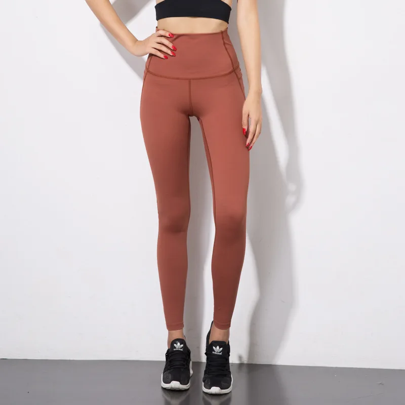 

Energy Leggings High Waist Yoga Pants With Pockets Tummy Control Gym Workout Leggings For Women Slimming Booty Sport Pants