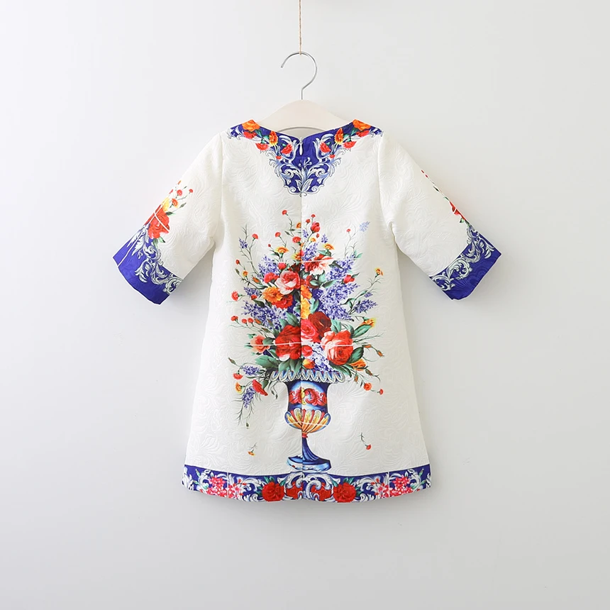 Цветочный Обувь для девочек Платья женщин Весна 2018 детская Брендовая